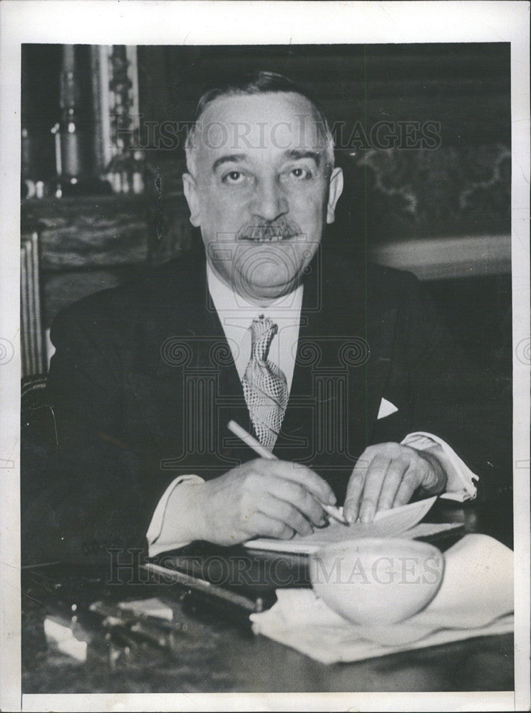 1948 Press Photo Henri Queuille, Radical Socialist - Historic Images