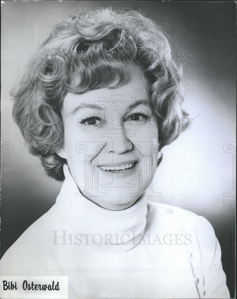 1973 Press Photo Bibi Osterwald in &quot;Gallows Humor&quot; - Historic Images