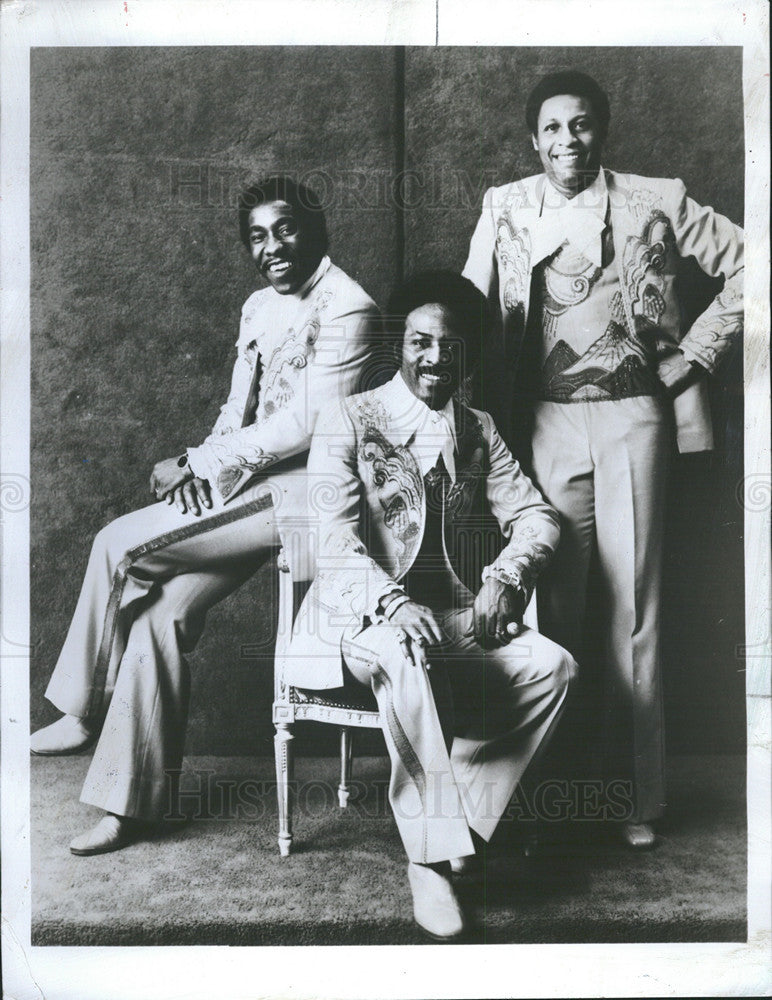 1977 Press Photo The Charismatic O&#39;Jays - Historic Images