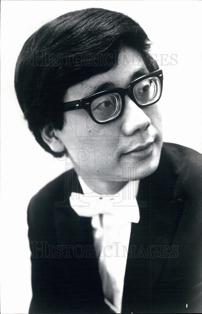 1973 Press Photo Pianist , Minoru Nojima - Historic Images