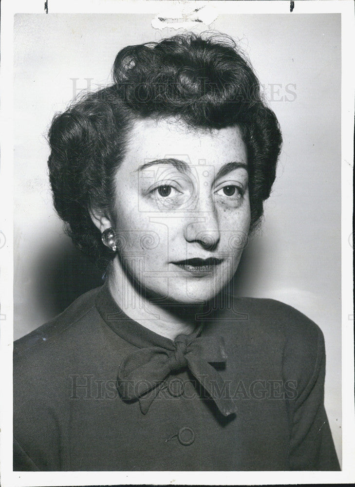 1946 Press Photo Mrs Nathan Irene Lipton,March of Dimes campaign - Historic Images