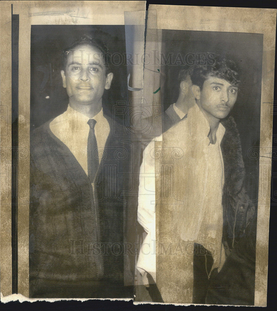 1968 Press Photo Abda Zandani arrested after plot to assasinate Richard Nixon - Historic Images