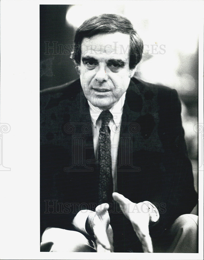 1983 Press Photo Abraham Zalezak Psychoanalyst - Historic Images