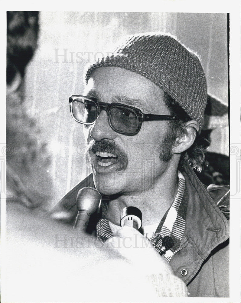 1977 Press Photo Pete Zastrow,Natl coordinator of Vietnam Vets Against the war - Historic Images