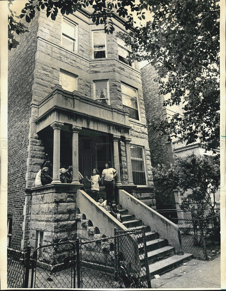 1973 Press Photo Apartment where  Melvin Zahn Captive. - Historic Images