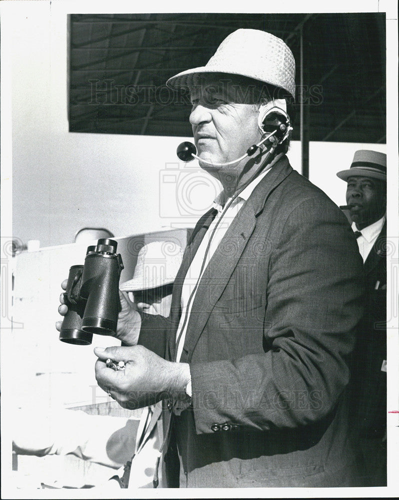 1969 Press Photo  John Zach. Clockers  at Arlington Park. - Historic Images