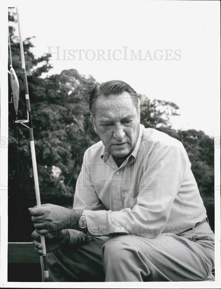 1969 Press Photo Garry Moore will narrate &quot;Fisherman&#39;s World - Historic Images