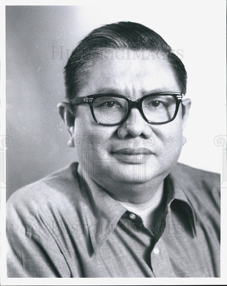 1973 Press Photo Eddy Baylon Monteclaro Editor In Chief Philippines Newspaper - Historic Images