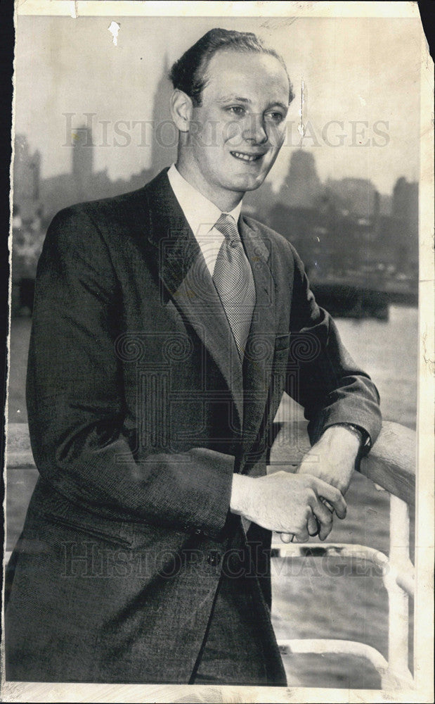 1952 Press Photo Lord Edward Montagu England Most Eligible Bachelor - Historic Images