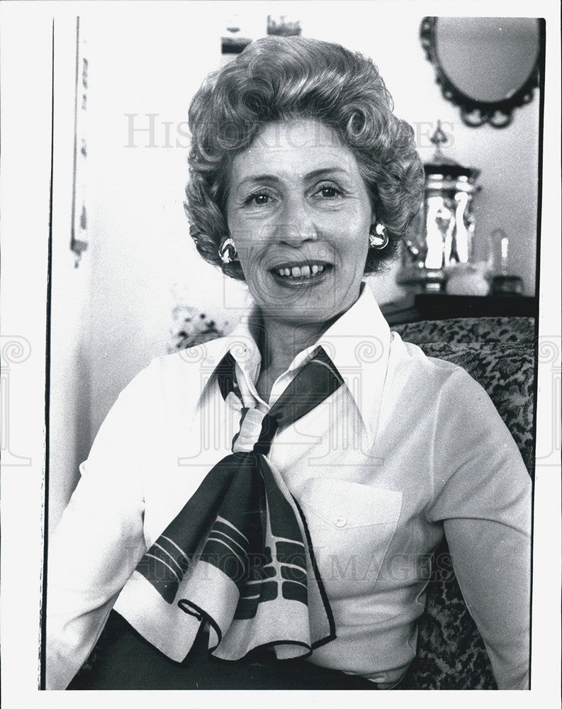 1976 Press Photo Mrs. Faith Monson, Lotto winner in Illinois. - Historic Images