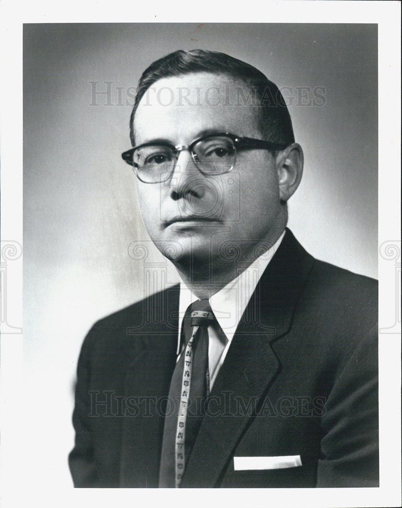 1969 Press Photo Ralph P. Miller, Executive Vice President and Director - Historic Images
