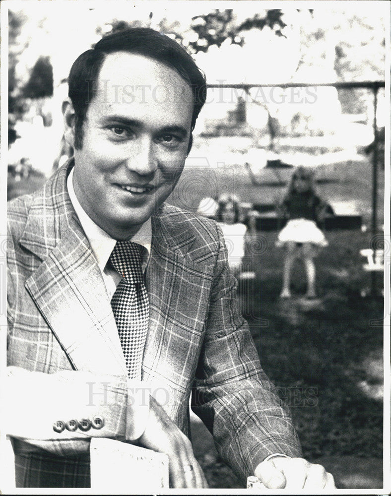 1973 Press Photo Robert A Miller Democratic Congress Candidate - Historic Images