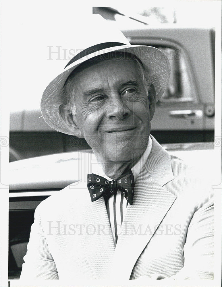 1985 Press Photo Harry Morgan &quot;Blacke&#39;s Magic&quot; - Historic Images