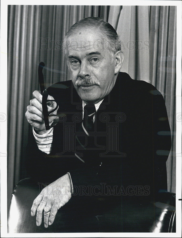 1971 Press Photo Harry Morgan portrays Chief Deputy DA in &quot;The DA&quot; - Historic Images