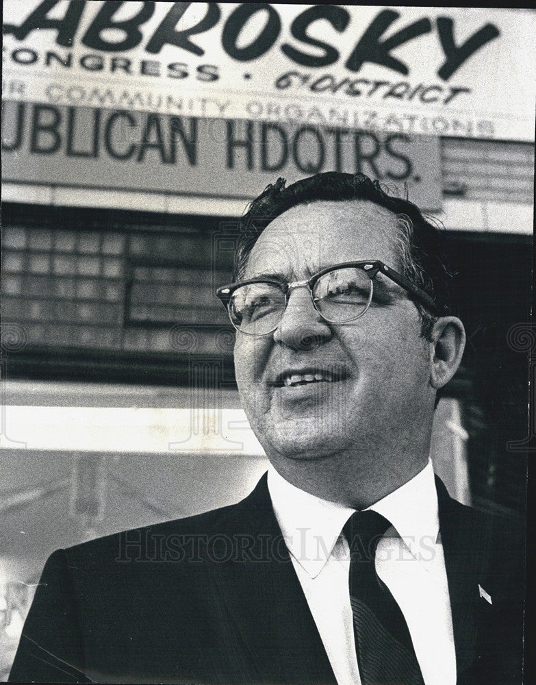 1970 Press Photo Alex J. Zabrosky Republican running for 6th District. - Historic Images