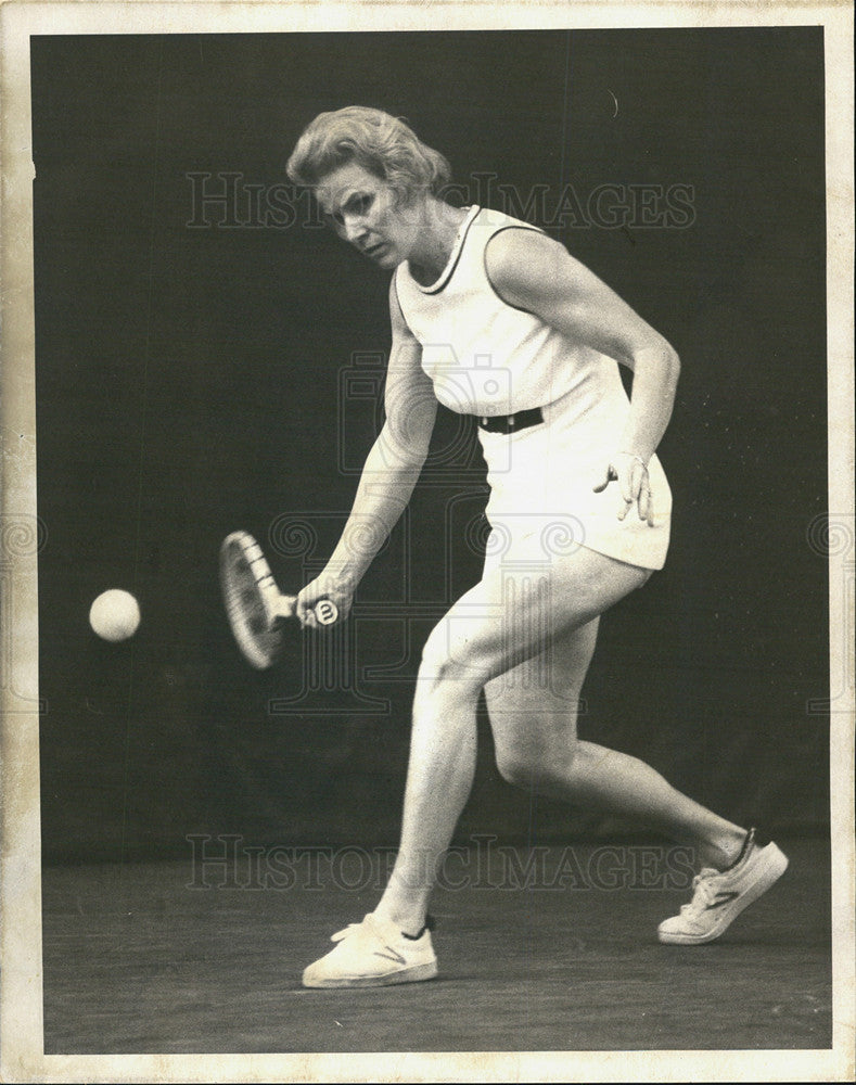 1975 Press Photo Tennis Player Susan Starret - Historic Images