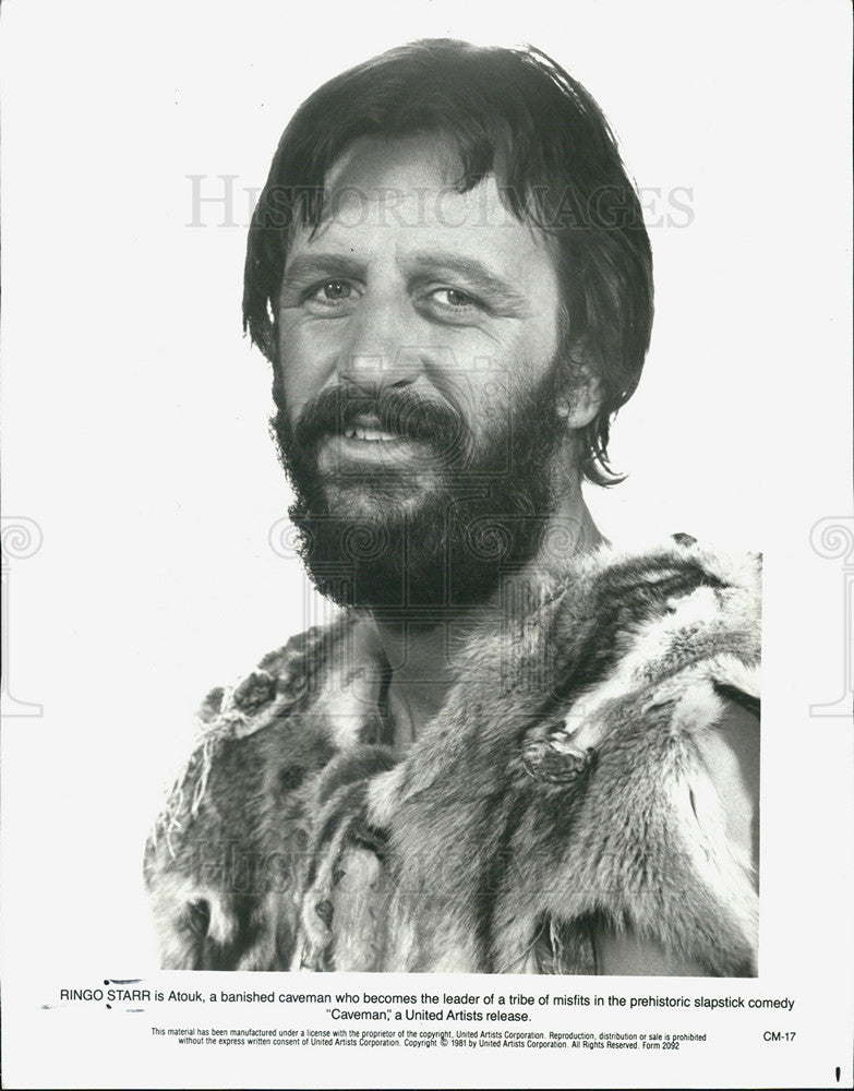 Press Photo Ringo Starr in &quot;Caveman&quot; - Historic Images