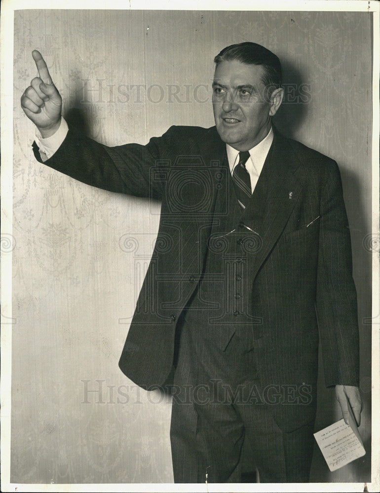 Press Photo Democratic candidate for Illinois governor John Stelle - Historic Images