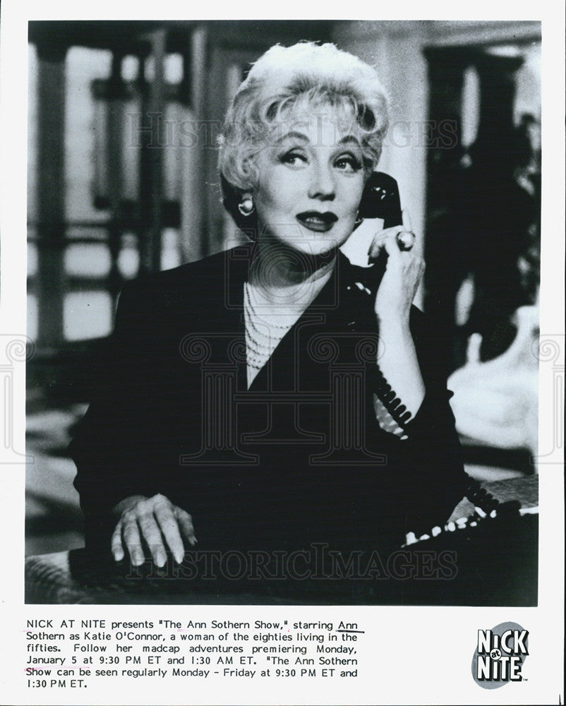 Press Photo Ann Sothern as Katie O&#39;Connor on The Ann Sothern Show - Historic Images