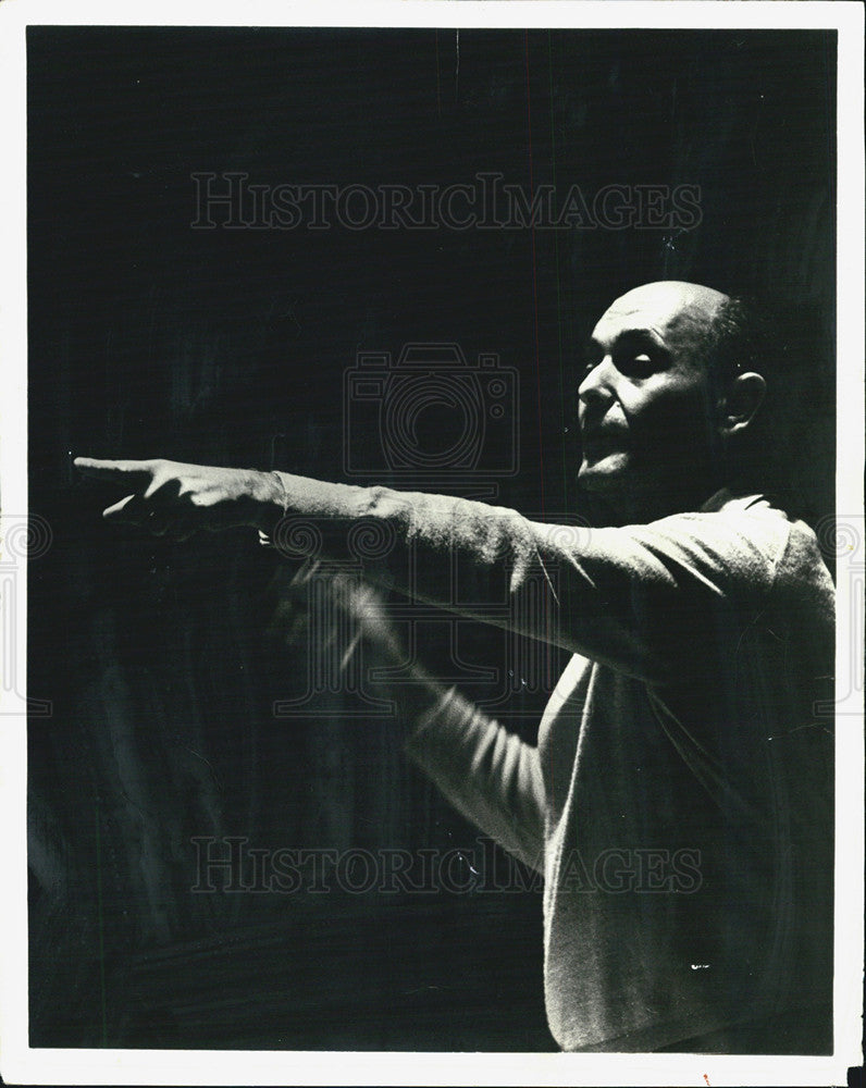 1973 Press Photo Sir Georg Solti an orchestral and operatic conductor. - Historic Images