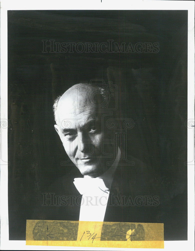 1984 Press Photo Sir Georg Solti   an orchestral and operatic conductor. - Historic Images