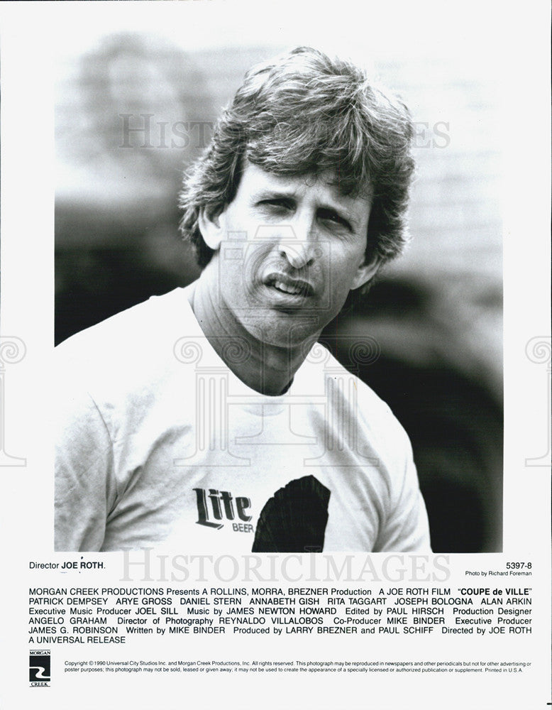 Director Joe Roth Undated Vintage Press Photo Print - Historic Images