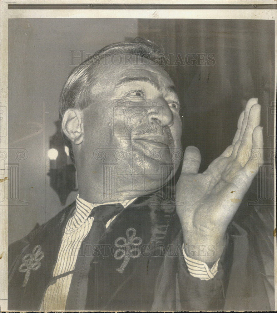 1966 Press Photo Rep. Adam Clayton Powell,American politician and pastor. - Historic Images