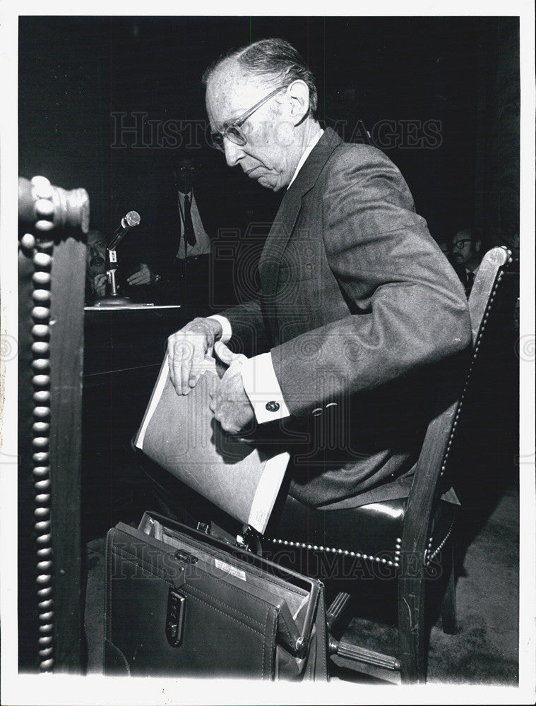 1971 Press Photo Lewis F Powell Nominated for Supreme Court - Historic Images