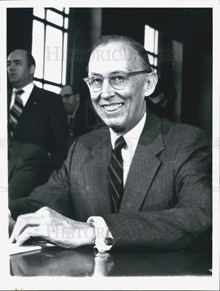 1971 Press Photo Lewis Powell Jr Nominee for Supreme Court - Historic Images