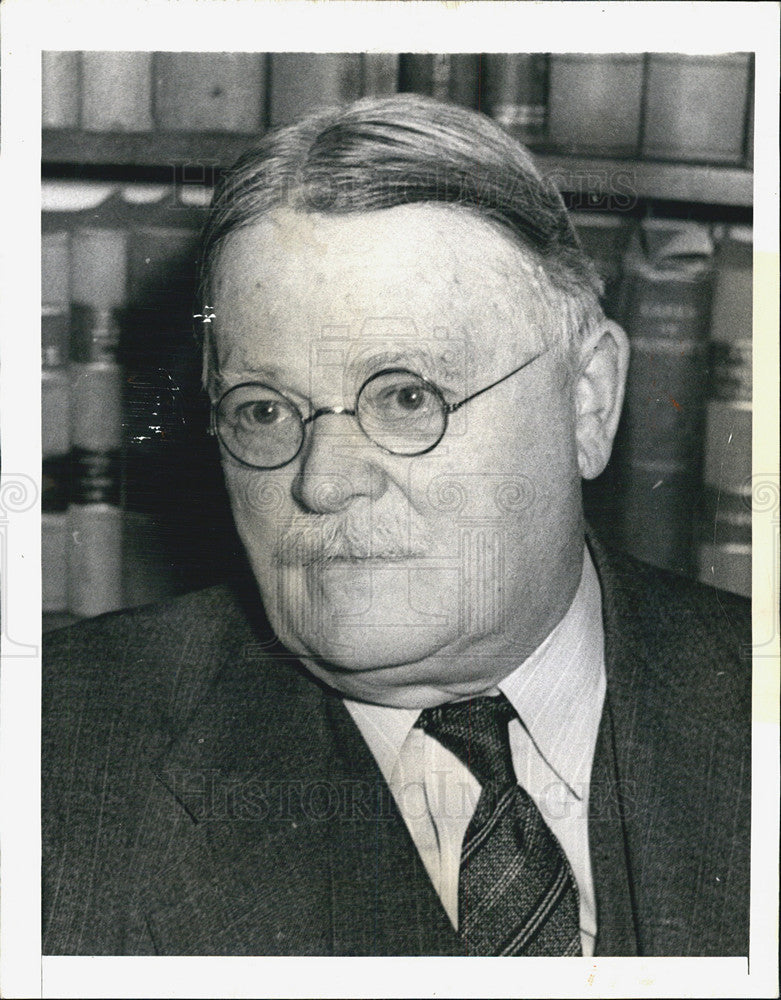 1944 Press Photo Roscoe Pound Dean of Harvard Law School - Historic Images