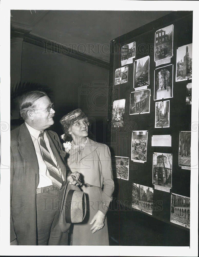 1942 Press Photo Roscoe Pound Dean of Harvard Law School - Historic Images