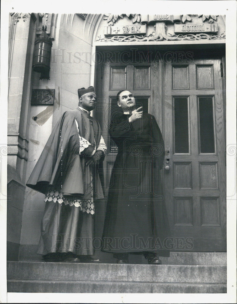 1947 Press Photo Most Rev. Thomas Pothacamury bishop Bangalore Indian Father - Historic Images