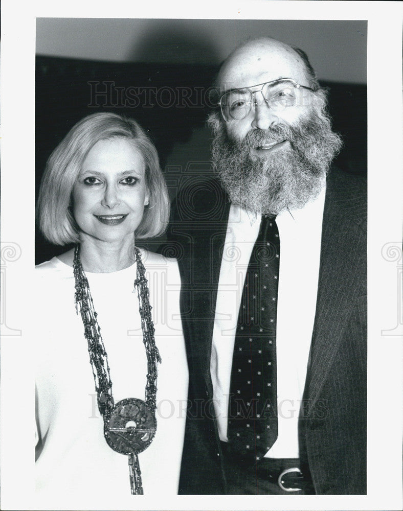 1991 Press Photo Chalm Potock Author&amp; Charlotte Newberg - Historic Images