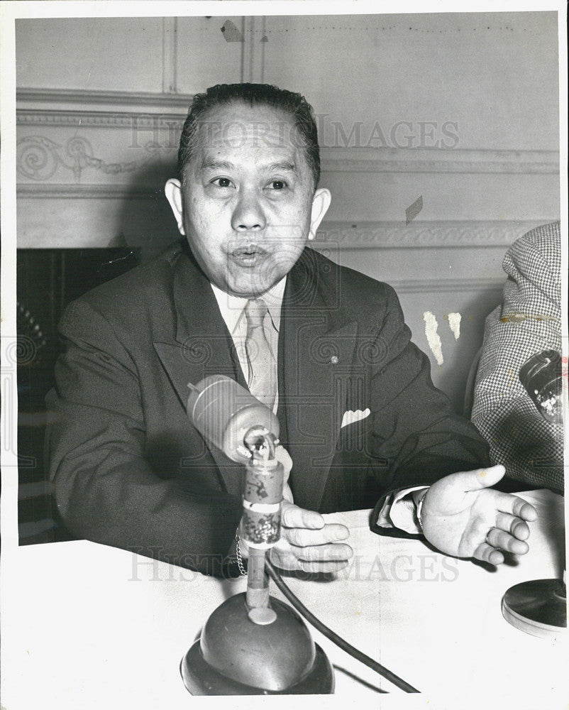 Gen. Carlos P. Romulo personal envoy to US of Pres. of Phil. 1955 ...