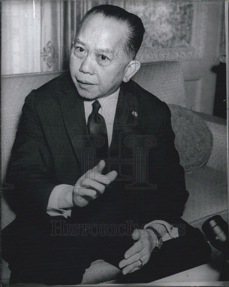 Press Photo Dr. Carlos P. Romulo of  Philippine - Historic Images