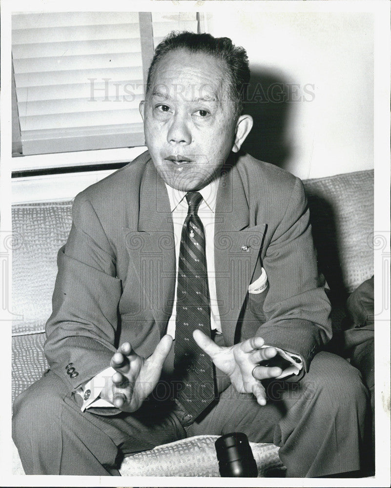 1957 Press Photo  General Carlos Romulo Philippines - Historic Images