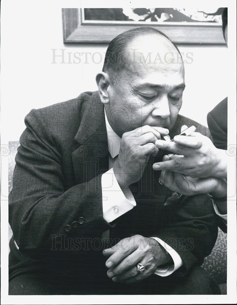 1960 Press Photo Daniel Z Romualdez Philippine House of Representatives Speaker - Historic Images
