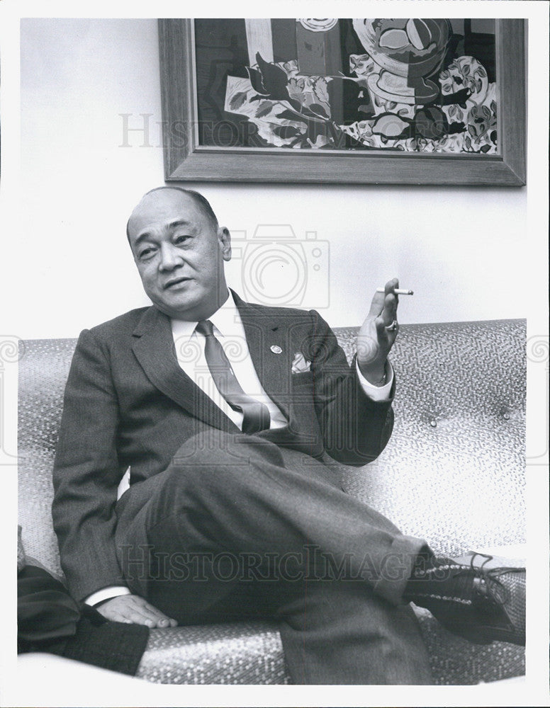 1960 Press Photo Daniel Z. Romualdez,Philippine House of Representatives Speaker - Historic Images