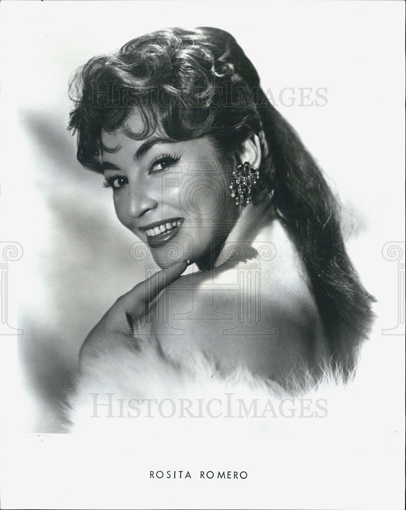 1966 Press Photo singer Rosita Romero - Historic Images