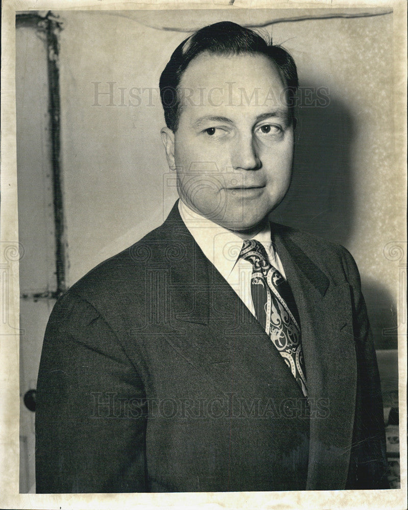 1950 Press Photo Daniel J Ronen,politician - Historic Images