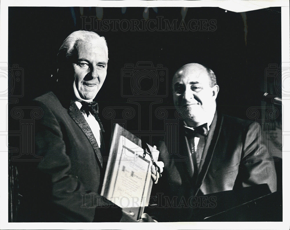 1967 Press Photo Russ Stewart &amp; Sherman Abrams Little City Foundation - Historic Images