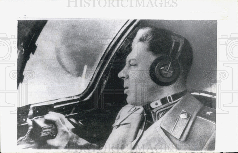 1962 Press Photo Vassily Iosifovich Son of Joseph Stalin Died Alcoholism - Historic Images