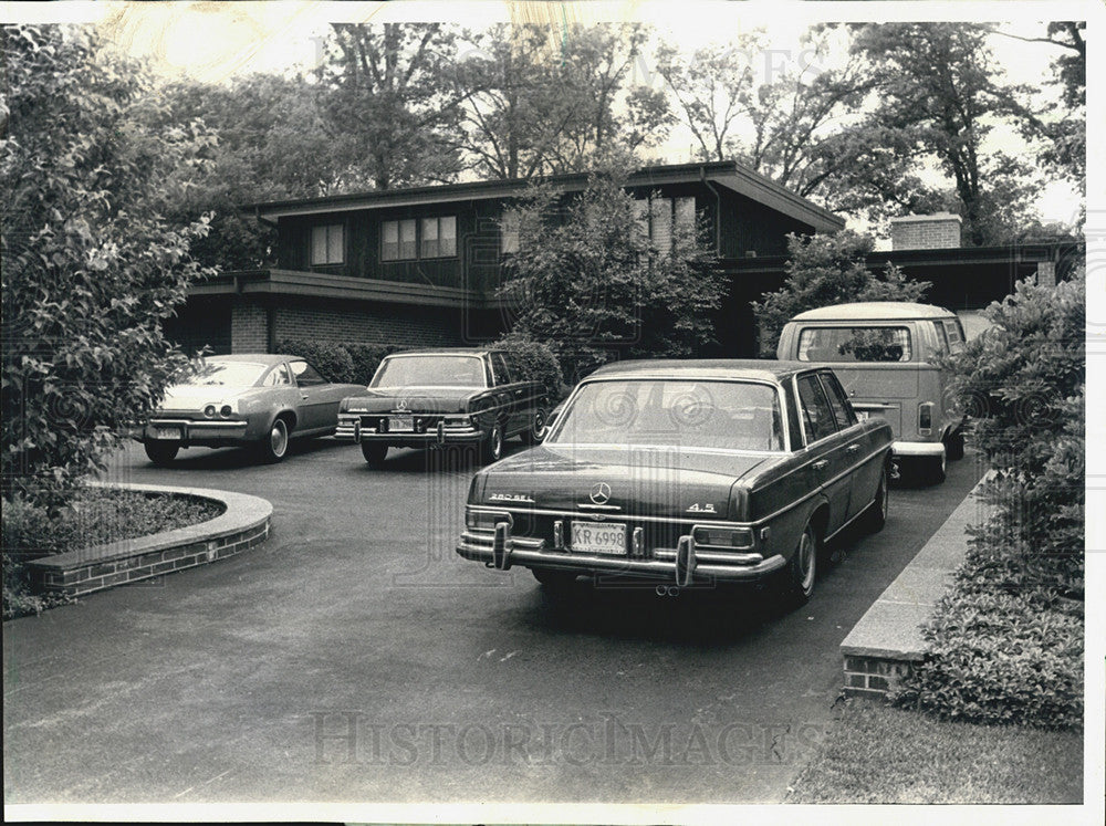 1973 Press Photo Melvyn Home in Highland Park, Illinois where he was kidnapped. - Historic Images