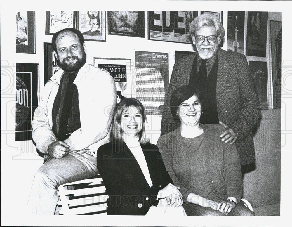 1986 Press Photo &quot;The Great Chicago Playwrights Exposition&quot; - Historic Images