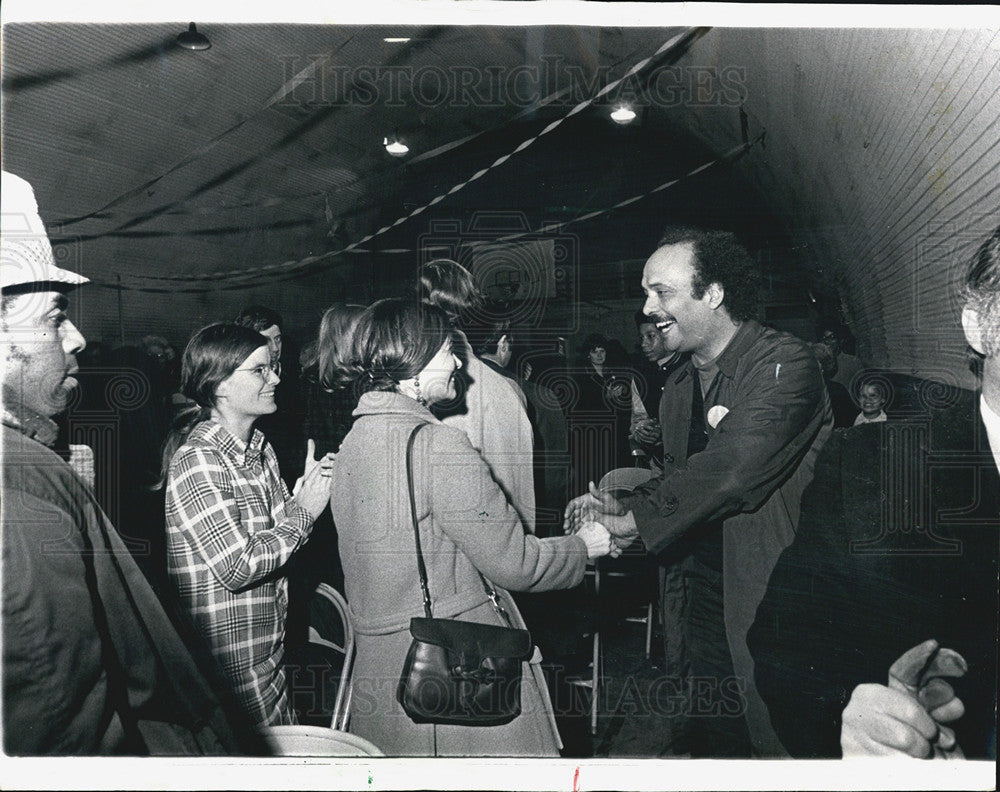 1969 Press Photo Civil Rights Leader Al Raby Delegate - Historic Images