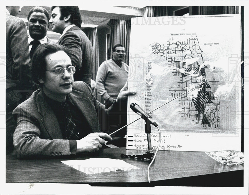 1978 Press Photo Jerrold POppenheim,legal assistance foundation - Historic Images