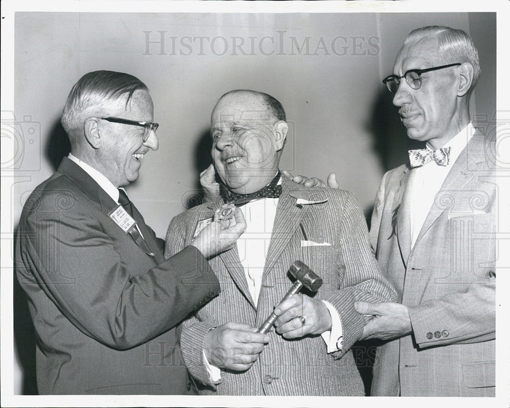 1959 Press Photo Med Society Pres Dr H C Hesseltine,Dr RC Oldfield,Dr JT O&#39;Neill - Historic Images