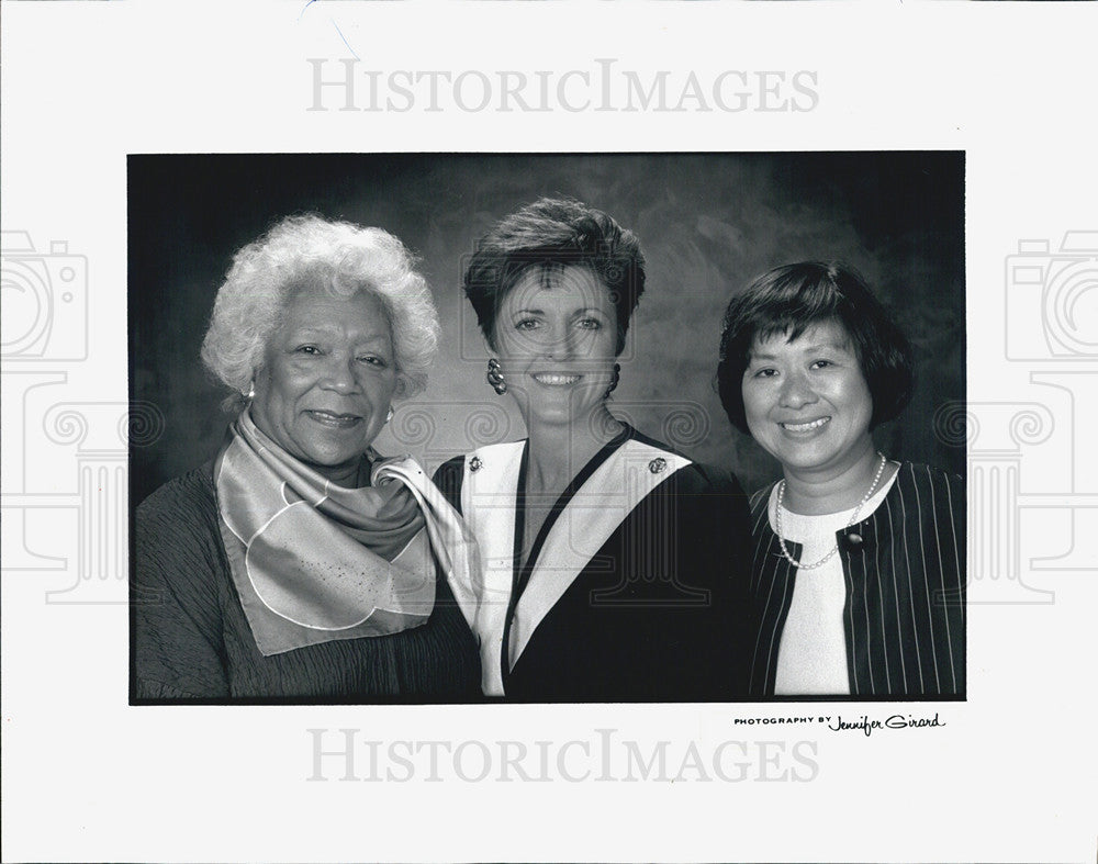 1990 Press Photo Little City Foundation Honorees Dorothy Runner Sue Gin - Historic Images