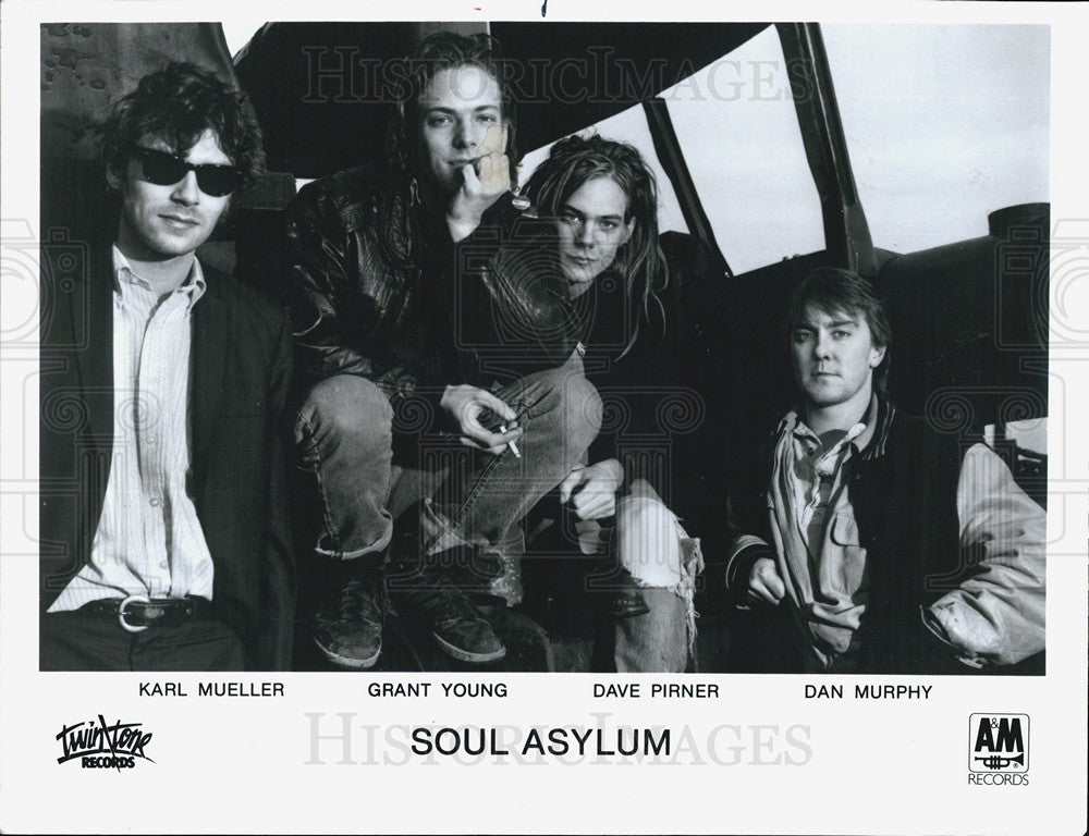 1988 Press Photo Soul Asylum,Karl Mueller,Grant Young,Dave Pirner,DanMurphy - Historic Images