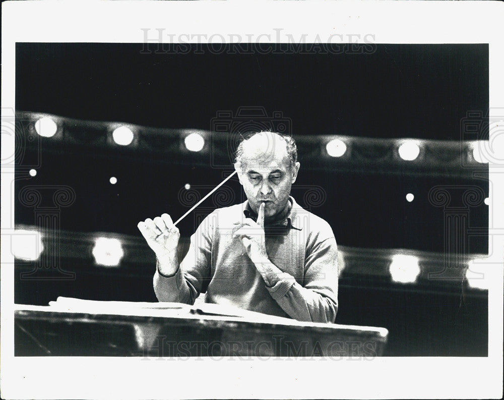 1976 Press Photo Sir Geworg Solti &amp; Chicago Symphony - Historic Images